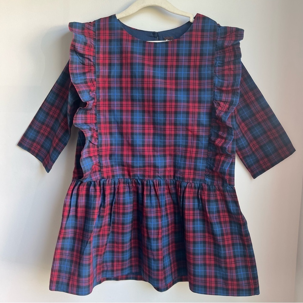 Tea Collection Vibrant Plaid Dress -Size 8